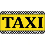 Taxi Metal Novelty License Plate 24" x 12" (LLP)