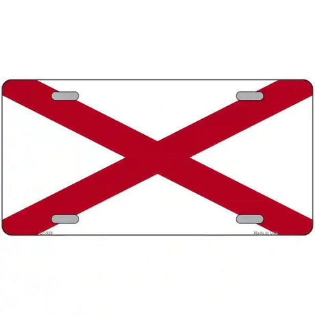 Alabama State Flag Metal Novelty License Plate Sign 24" x 12" (LLP)