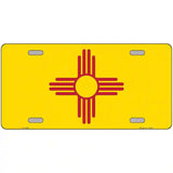 New Mexico State Flag Metal Novelty License Plate 24" x 12" (LLP)