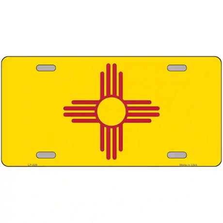 New Mexico State Flag Metal Novelty License Plate 24" x 12" (LLP)
