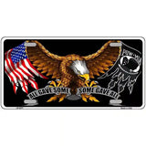 POW MIA All Gave Some Some Gave All Novelty Metal License Plate 24" x 12" (LLP)