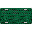 Green Black Anchor Metal Novelty License Plate 24" x 12" (LLP)