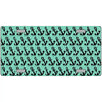 Mint Black Anchor Metal Novelty License Plate 24" x 12" (LLP)