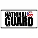 National Guard Novelty Metal License Plate 24" x 12" (LLP)