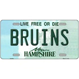 Bruins New Hampshire Metal Novelty License Plate 24" x 12" (LLP)