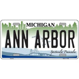 Ann Arbor Michigan Metal Novelty License Plate 24" x 12" (LLP)