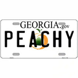 Peachy Georgia Novelty Metal License Plate 24" x 12" (LLP)