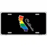 California Rainbow Metal Novelty License Plate 24" x 12" (LLP)