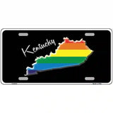 Kentucky Rainbow Metal Novelty License Plate 24" x 12" (LLP)