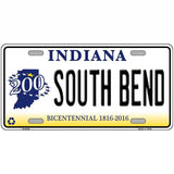South Bend Indiana Novelty Metal License Plate 24" x 12" (LLP)