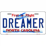 Dreamer North Carolina Novelty Metal License Plate 24" x 12" (LLP)