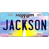 Jackson Mississippi Novelty Metal License Plate 24" x 12" (LLP)