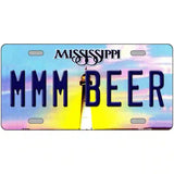 MMM Beer Mississippi Novelty Metal License Plate 24" x 12" (LLP)