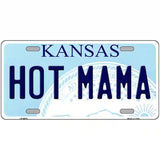 Hot Mama Kansas Novelty Metal License Plate 24" x 12" (LLP)