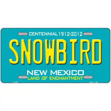 Snowbird New Mexico Novelty Metal License Plate 24" x 12" (LLP)