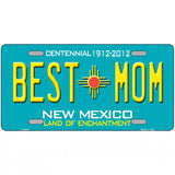 Best Mom Teal New Mexico Novelty Metal License Plate 24" x 12" (LLP)