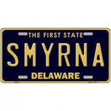 Smyrna Delaware Novelty Metal License Plate 24" x 12" (LLP)