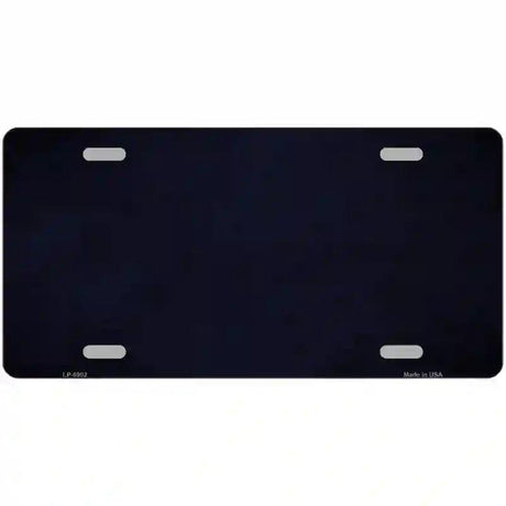 Blue Oil Rubbed Solid Metal Novelty License Plate 24" x 12" (LLP)