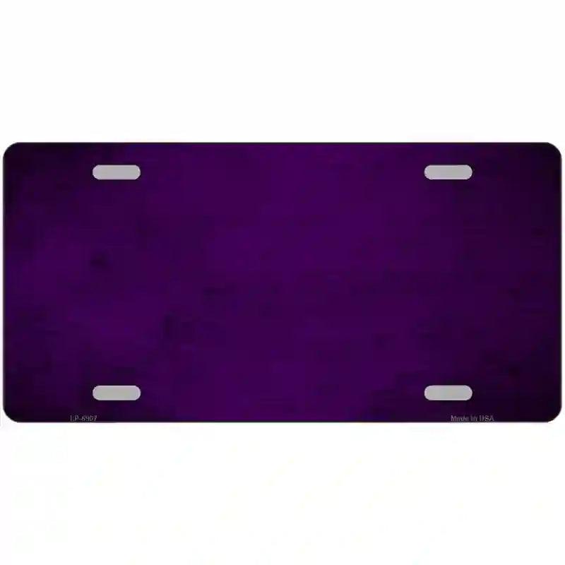 Purple Oil Rubbed Solid Metal Novelty License Plate 24" x 12" (LLP)