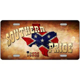 Southern Pride Texas Novelty Metal License Plate 24" x 12" (LLP)