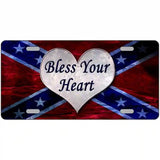 Bless Your Heart Novelty Metal License Plate 24" x 12" (LLP)