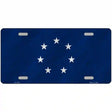 First Confederate Flag 7 Stars Novelty Metal License Plate 24" x 12" (LLP)