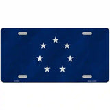 First Confederate Flag 7 Stars Novelty Metal License Plate 24" x 12" (LLP)