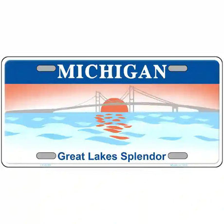 Michigan Great Lake Superior Blank Novelty Metal License Plate 24" x 12" (LLP)