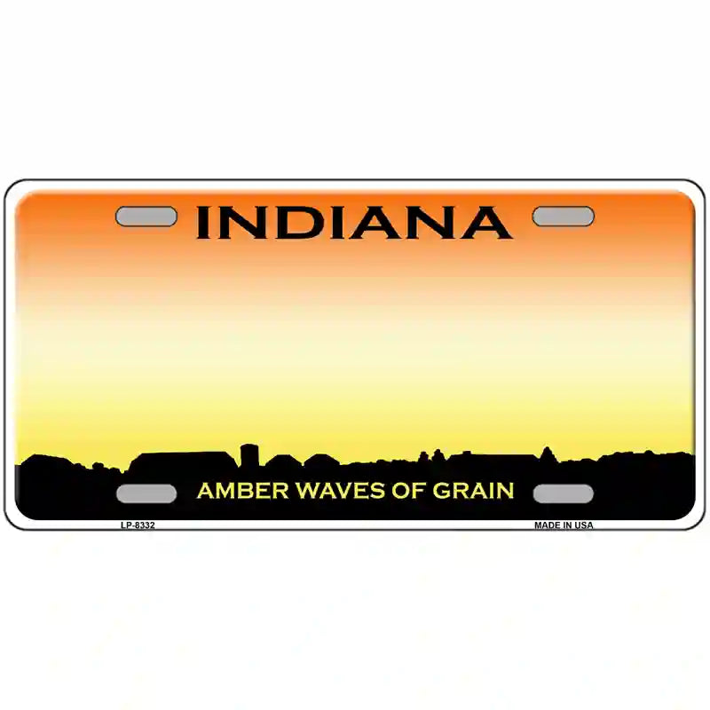 Indiana Novelty Metal License Plate LP-8332 24" x 12" (LLP) / Yes