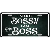 Im Not Bossy Metal Novelty License Plate 24" x 12" (LLP)