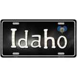 Idaho Flag Script Metal Novelty License Plate 24" x 12" (LLP)