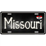 Missouri Flag Script Metal Novelty License Plate 24" x 12" (LLP)