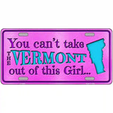 Vermont Girl Novelty Metal License Plate 24" x 12" (LLP)