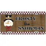 Frosty The Snowman Metal Novelty License Plate 24" x 12" (LLP)