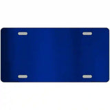 Blue Metallic Solid Metal Novelty License Plate 24" x 12" (LLPC)