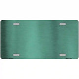 Teal Metallic Solid Metal Novelty License Plate 24" x 12" (LLPC)