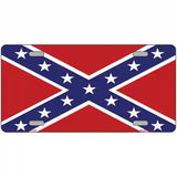 Confederate Flag Novelty Metal License Plate 12" x 6" (LP)