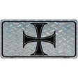 Maltese Cross Novelty Metal License Plate 12" x 6" (LP)