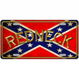 Redneck Confederate Flag Novelty Metal License Plate 12" x 6" (LP)