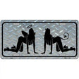 Angel And Devil Novelty Metal License Plate 12" x 6" (LP)