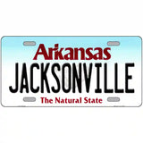 Jacksonville Arkansas Metal Novelty License Plate 12" x 6" (LP)