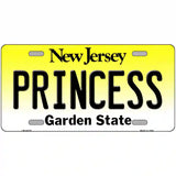 Princess New Jersey Metal Novelty License Plate 12" x 6" (LP)