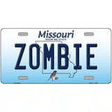 Zombie Missouri Metal Novelty License Plate 12" x 6" (LP)