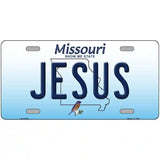 Jesus Missouri Metal Novelty License Plate 12" x 6" (LP)