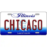 Chicago Illinois Metal Novelty License Plate 12" x 6" (LP)
