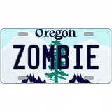 Zombie Oregon Metal Novelty License Plate 12" x 6" (LP)