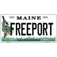 Freeport Maine Metal Novelty License Plate 12" x 6" (LP)