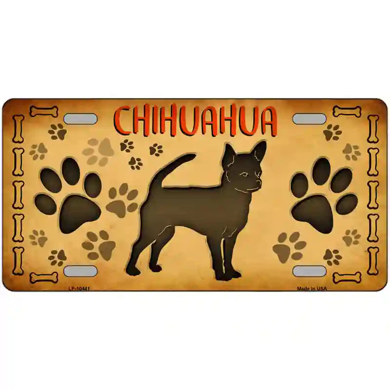 Chihuahua License Plate Tag | Smart Blonde