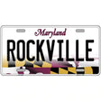 Rockville Maryland Metal Novelty License Plate 12" x 6" (LP)