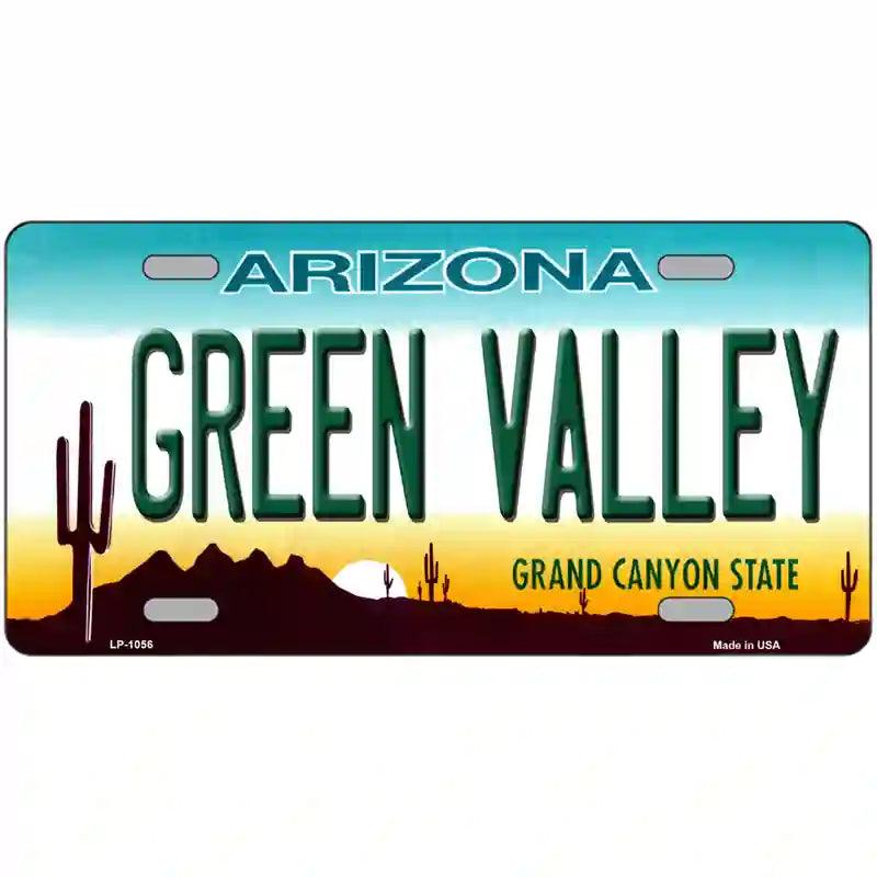 Green Valley Arizona Novelty Metal License Plate 12" x 6" (LP)